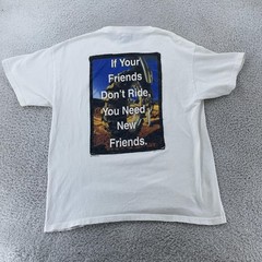 Vintage Xtreme Motocross Shirt Mens Medium White 2004 Motorcycle Graphic 00s
