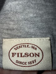 Filson Shirt Mens Gray Double Layer Henley Thermal Long Sleeve Midweight XS