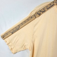 Johnnie-O Dale T-Shirt Mens L Squash Yellow Pocket Short Sleeve 100% Cotton