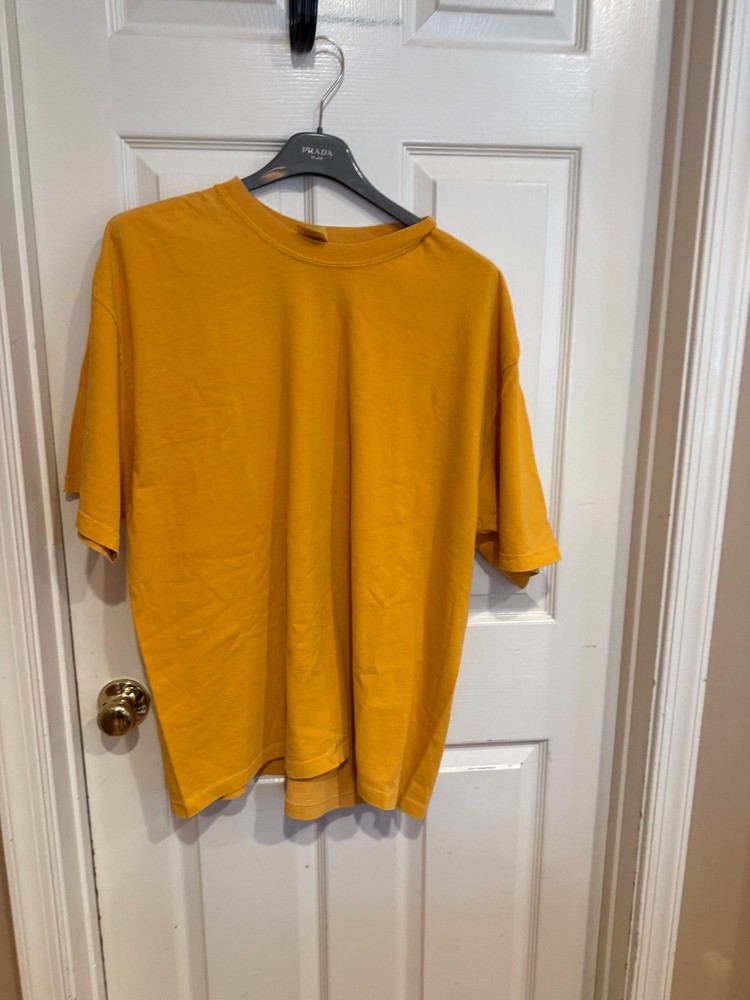 District Threads T Shirt Men 2XL MUSTARD COLOR 100% PRESHRUNK COTTON NEW NO TAGS