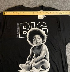 Brooklyn Mint Men’s XL Black The Notorious B.I.G. Graphic Cotton T-Shirt
