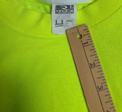 Industrial Grade Large-Tall Yellow High Vis T Shirt. Type R Class 2