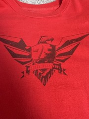 Oakley Shirt Mens XL Red Eagle Graphic Crew Neck Cotton Logo Short Sleevea