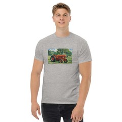 T Shirt Unisex classic tee Blue Tan White Gray S-M-L-XL-XXL
