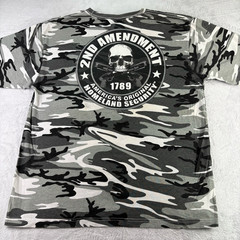 Code V5 Military Camo Shirt Mens XL Gun Rights Patriotic Militia 2nd Amendment