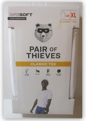 Pair of Thieves Men’s 2 pk CLASSIC TEES Undershirts T-Shirt Super Soft Crew Neck