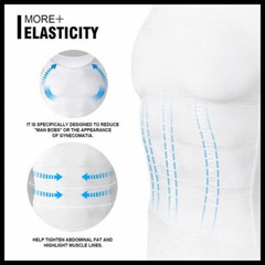 Men Compression Body Shaper Summer Cooling T-Shirt Slimming Vest Gym Tank Top US