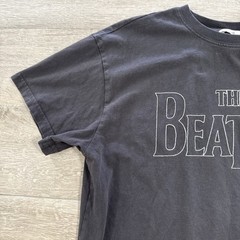 The Beatles Shirt Logo Black H&M Medium John Paul George Ringo