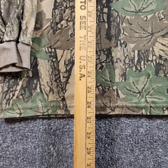 Vintage Ace Sportswear Shirt Mens 2XL Long Sleeve TreBark Camo Hunting USA 90s