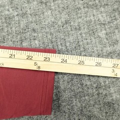 BYLT Shirt Mens Small Maroon Drop Cut Long Sleeve Henley LUX Stretch Casual-