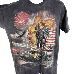 Mens The Mountain Donald Trump Americana T-Shirt Sz M Discontinued Tie-Dyed