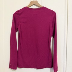 Columbia Omni-Wick Women’s Long Sleeve Performance Shirt Pink Magenta Size S