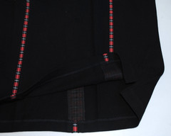 DSQUARED2 POLO M/M COTTON ELAST. 330.00 BLACK CARD SIZE S-46