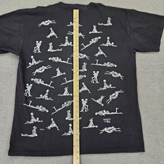 Fashion Victim Skeletons Men’s XL Shirt Vintage 90s Glows In The Dark Tee Boning