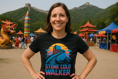The Great Wall Of China T-Shirt – “Stone Cold Walker” Graphic Tee