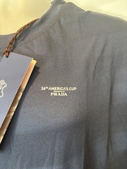 36th AMERICA’S CUP X PRADA Men’s Smart Dark Navy Yacht Sailing T-Shirt UK XL