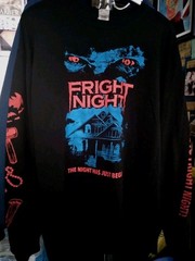 Fright Night Movie Shirt XL AOP🌙 WELCOME TO FRIGHT NIGHT🦇 Cult Horror 🏡 RARE