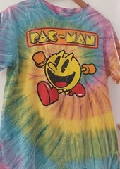 Authentic Pac-Man Tie-Dye Graphic T Shirt Small – By C-Life Group Bandai Namco
