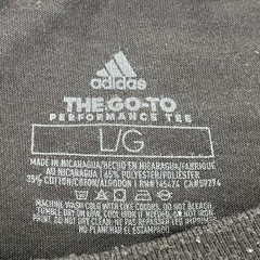 Adidas Climalite Black T-Shirt – Go To Performance Tee – Mens Large – EUC