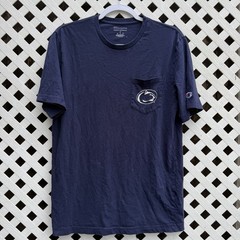 Champion Penn State Nittany Lions Game Happy Valley Football Blue Shirt Size M