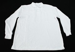 Galaxy By Harvic Men’s L/S Crew Neck Basic Henley T-Shirt EJ2 White Size XL NWT