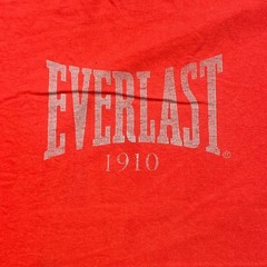 Everlast T Shirt XL Mens Red Streetwear Boxing 1910 Graphic Tee