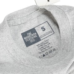 The Marathon Clothing Crenshaw T-Shirt Gray Blue Script Small S Nipsey Hussle