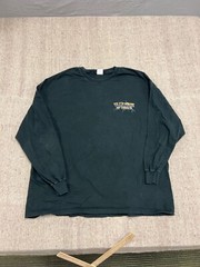 Vintage Valkyrie Motorcycle Shirt Mens 3XL Black 2000s Long Sleeve