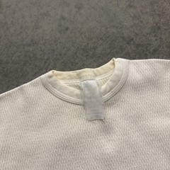 Vintage 1990s Thermal Heavyweight Cotton Thermal Pullover Coldweather Shirt