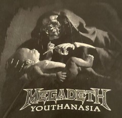 Vintage 90s Megadeth Youthanasia From Box Set 1994 T-Shirt XL