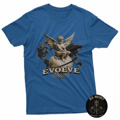 Vintage Evolve Eternal World Graphic Streetwear T-Shirt