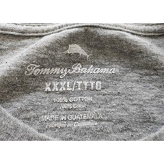 Tommy Bahama Graphic T-Shirt Mens XXXL Gray Always Root For The Underdogs Pocket