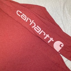 Carhartt K231 Loose Fit Long Sleeve Logo T-Shirt XL Heather Red Spring 2021