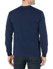 Blue 84 Mens Michigan Wolverines Long Sleeve T-Shirt Arched Team Color Team