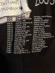 Metallica 2003 Summer Sanitarium Tour T-Shirt Vintage Y2K, Black, Size M
