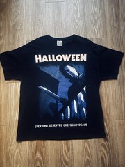Vintage 2000s Halloween Michael Myers Shirt Men’s XL Horror Promo ONE GOOD SCARE