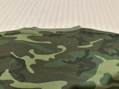 Vtg Ace Sportswear Shirt Woodland Camo Pocket Single Stitch USA Made 90s Large