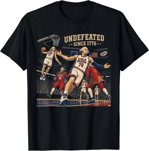 Undefeated Since 1776 America 4th of July Independence Day T-Shirt