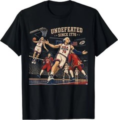 Undefeated Since 1776 America 4th of July Independence Day T-Shirt