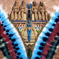 Egyptian Tie-Dye T-Shirt Liquid Blue