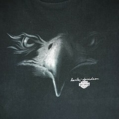 Vintage 1998 Harley Davidson T-shirt M Men’s Eagle Face Eye Las Vegas Nevada