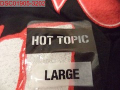 Hot Topics x Death Row Records Adult Black Bleach Wash Logo T-Shirt L 1161019
