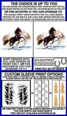 BEAUTIFUL ARAB MORGAN LIPIZZAN THOROUGHBRED HORSE LONG SLEEVE T-SHIRT AB359