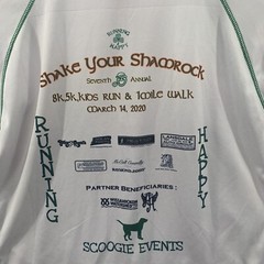 Sweat Vac Performance Wear Irish Shake Your Shamrock Running Tee Shirt Size L