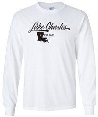 Lake Charles Louisiana T-Shirt Long Sleeve Graphic tee