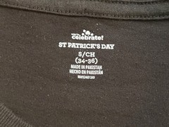 WAY TO CELEBRATE ST. PATRICKS DAY IRISH T-SHIRT Black Small