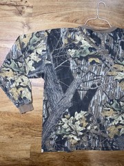 Vintage Mossy Oak Ace Sportswear Shirt Mens 2XL Break-Up Camo Made USA 90s