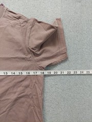 Uniqlo Gundam Men Shirt XS Brown Ramba Ral Print Crew Neck Sleeveless Casual Tee