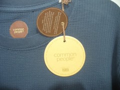 Common People Mens T-shirt Seesucker Blue NWT Size Small