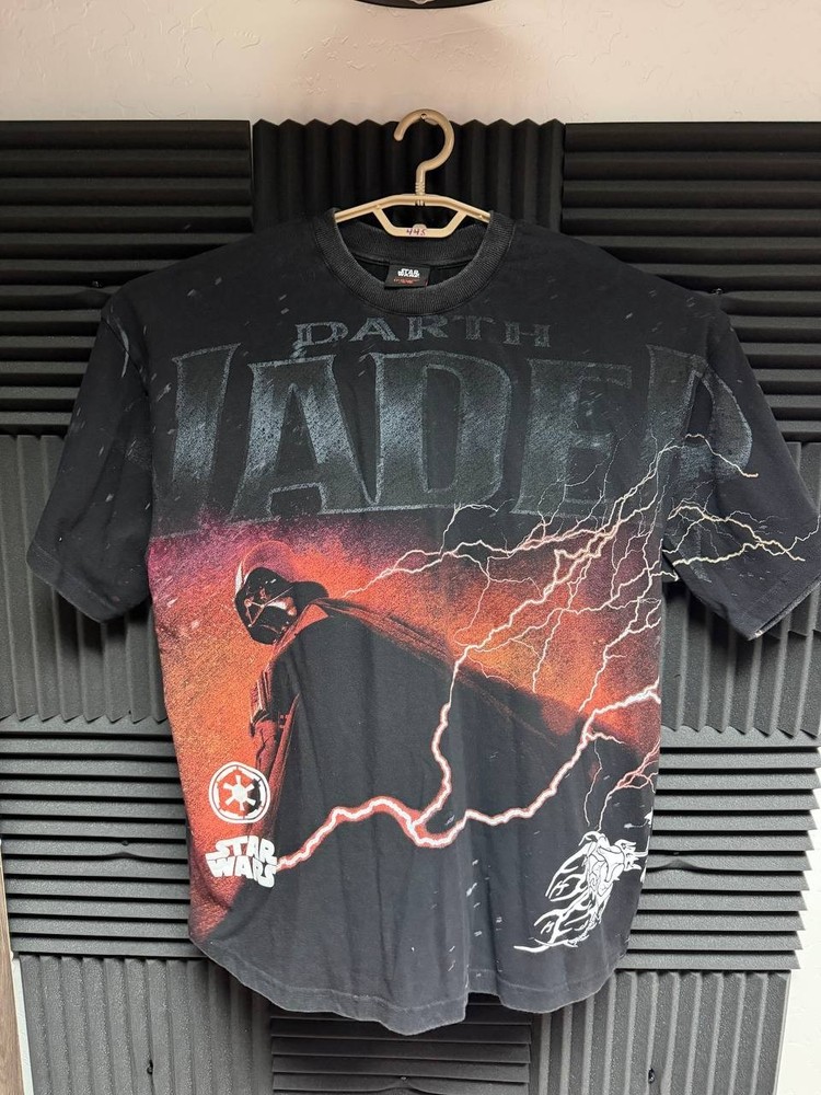 🔥 2024 Civil Regime Star Wars Darth Vader All Over Print Tee Large Rare